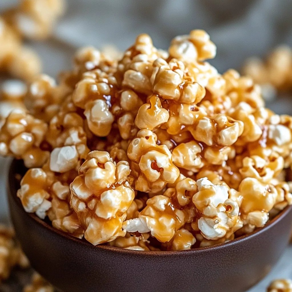 Quick Caramel Corn with Sweetened Condensed Milk