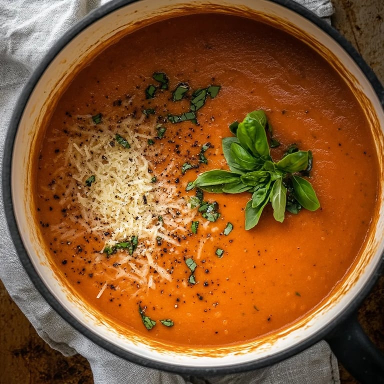 Easy Creamy Tomato Soup Recipe