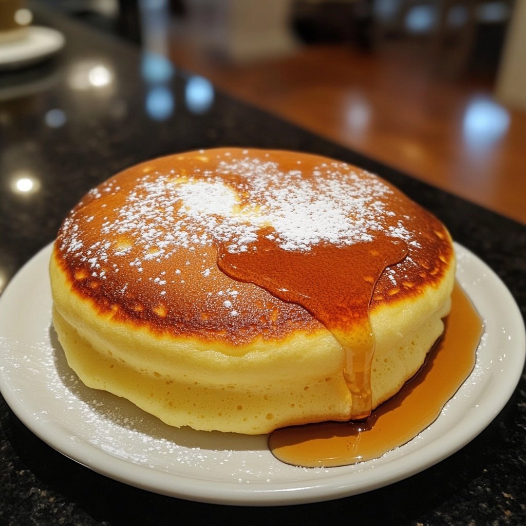 Fluffy Japanese Soufflé Pancakes