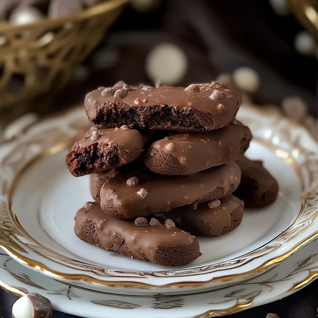 Chocolate Cigar Cookies (No Bake)