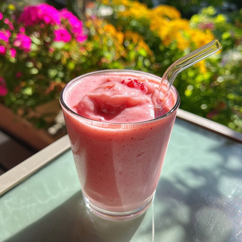 Strawberry Banana Protein Smoothie