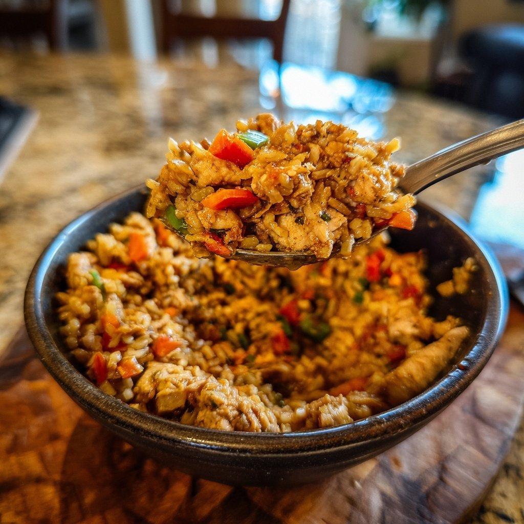 High Protein Turkey Rice Bowl