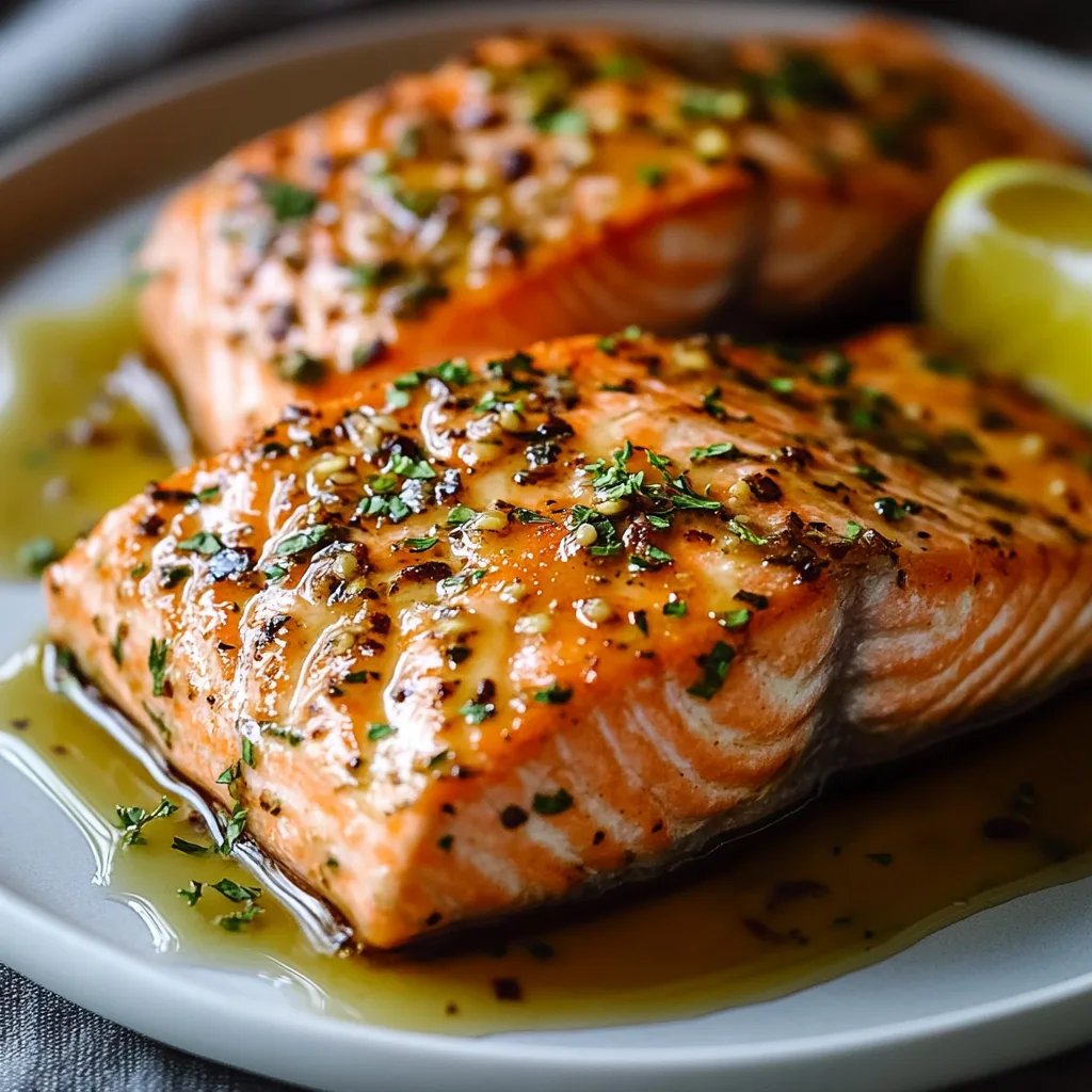 Honey Mustard Baked Salmon