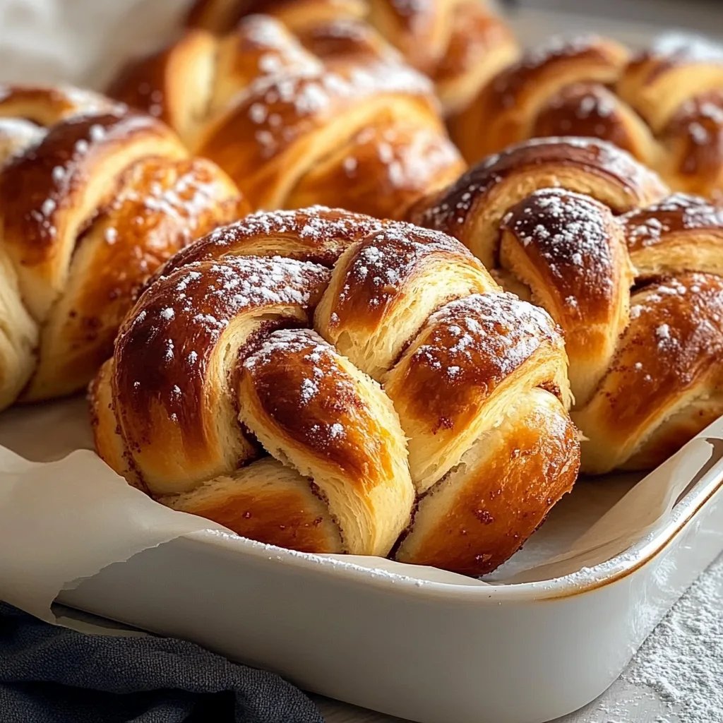Beautifully Braided Cinnamon Buns