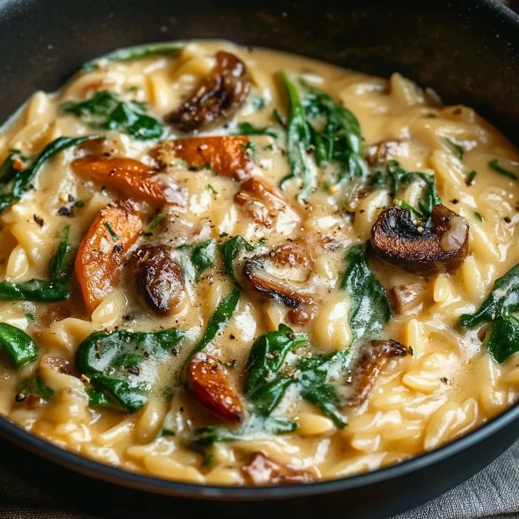 Creamy Tuscan Orzo