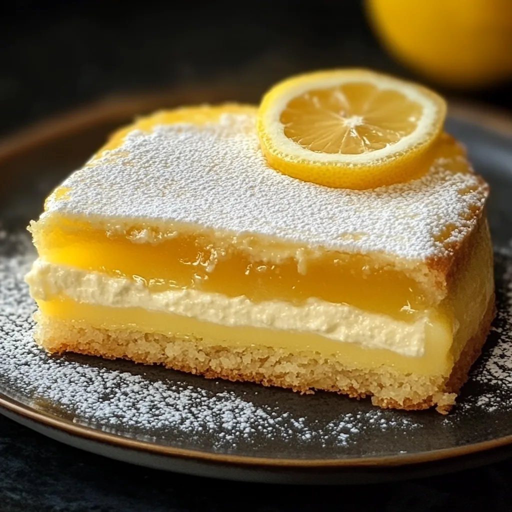 Lemon Custard Cake – A Creamy Citrus Dream Dessert