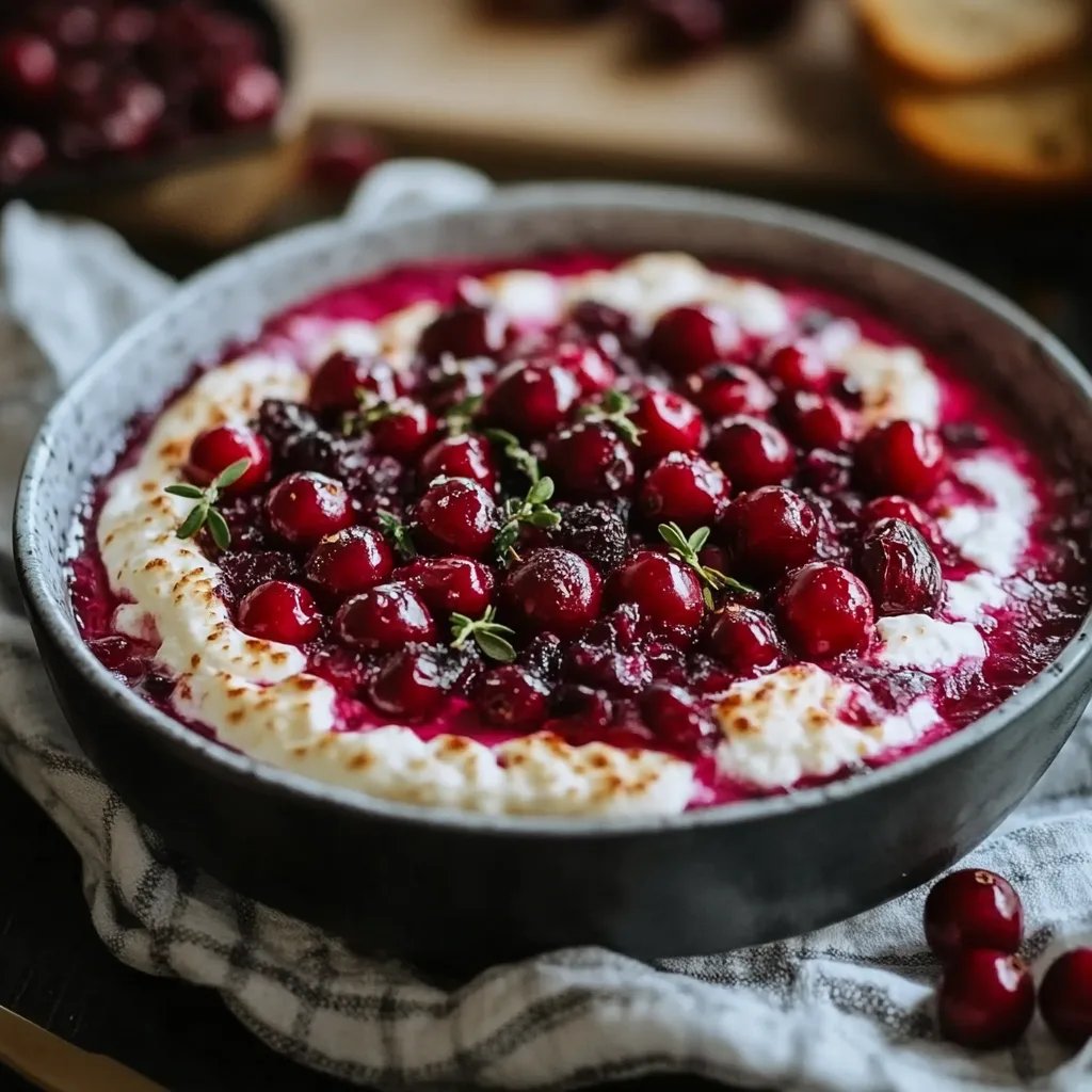 Baked Cranberry Cream Cheese Dip