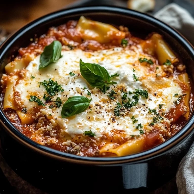 Crockpot Lasagna Soup