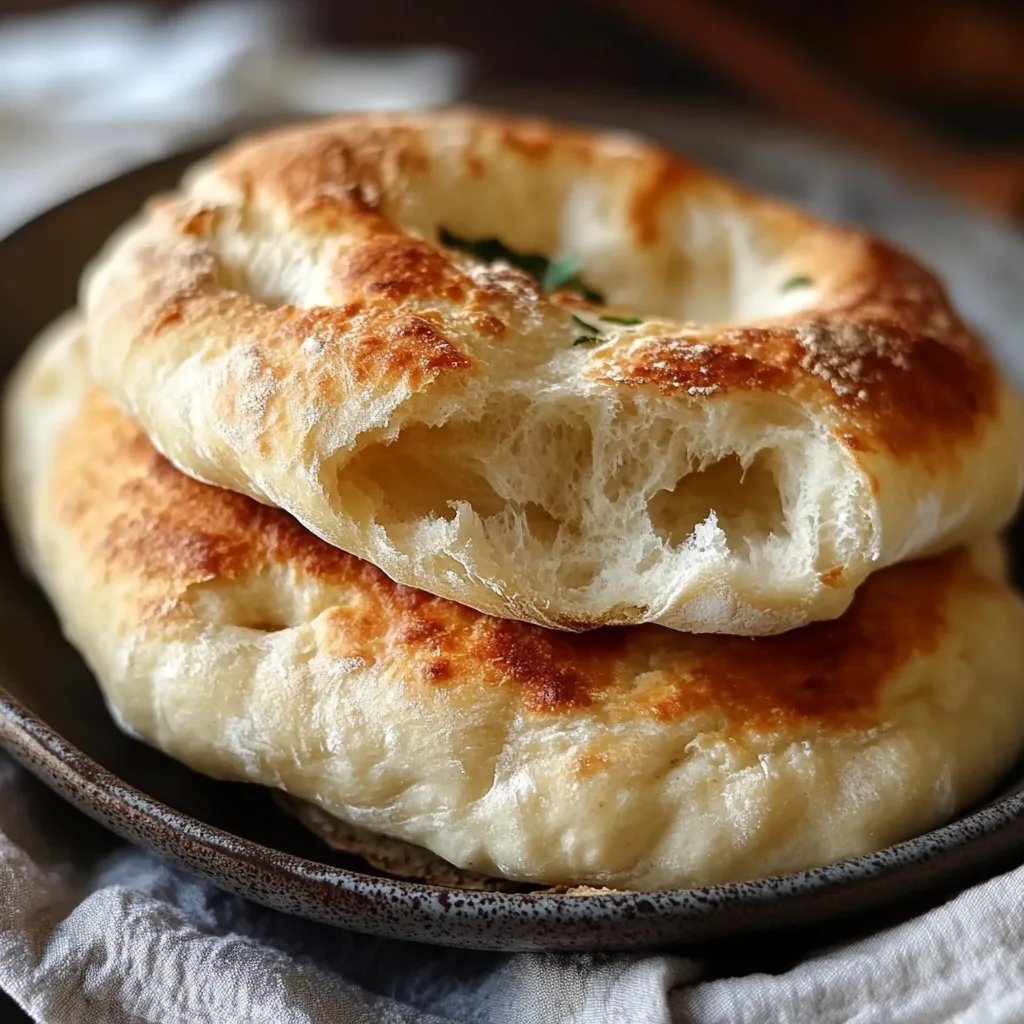 No-Knead Turkish Bread (Bazlama)