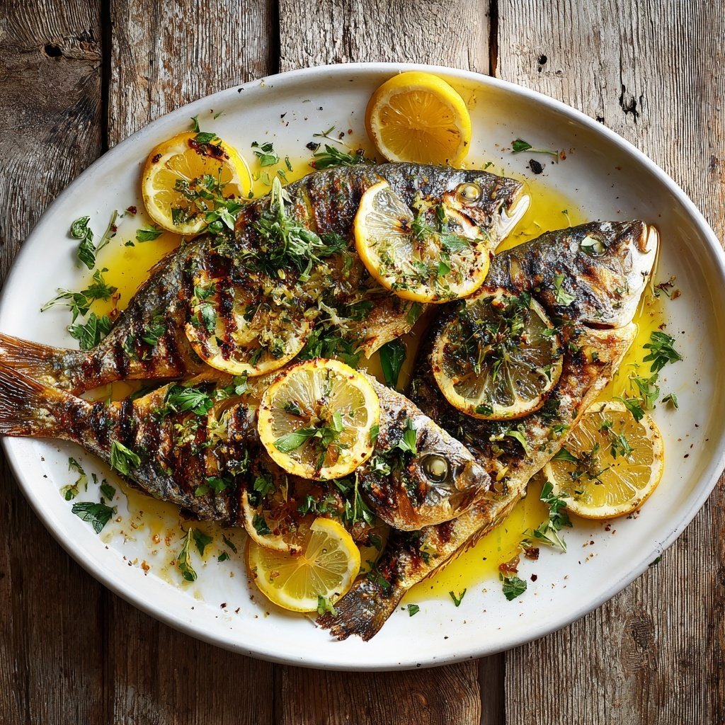 Healthy & Light Lemon Grilled Fish Plate