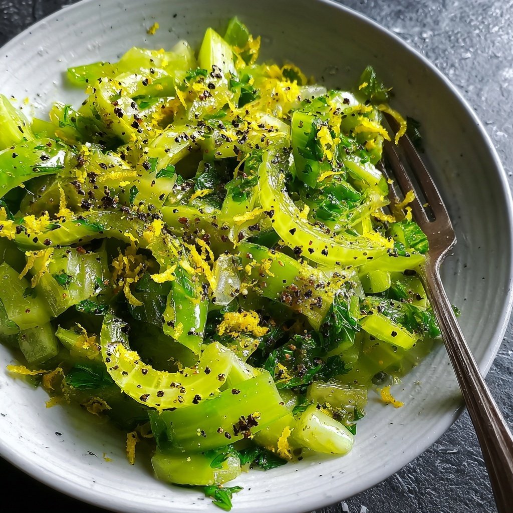 Celery Salad With Lemon And Olive Oil